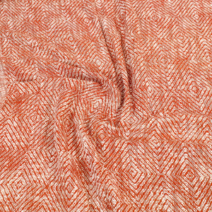 Brown - Pure Handloom Cotton Double Bed Cover from Bijnor 18