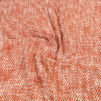 Brown - Pure Handloom Cotton Double Bed Cover from Bijnor 18