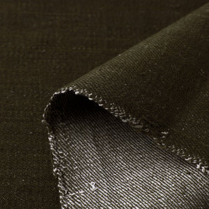 Green - 2/40 Twill Cotton Handspun Handloom Natural Dyed Plain Fabric 07