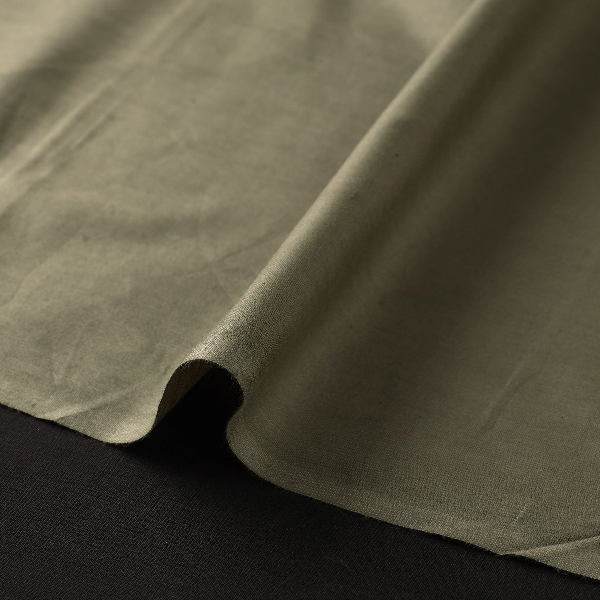 Beige - Linen Cotton Bhagalpuri Fabric 09