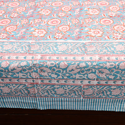 Block Print Cotton Double Sanganeri Bed Sheet 53