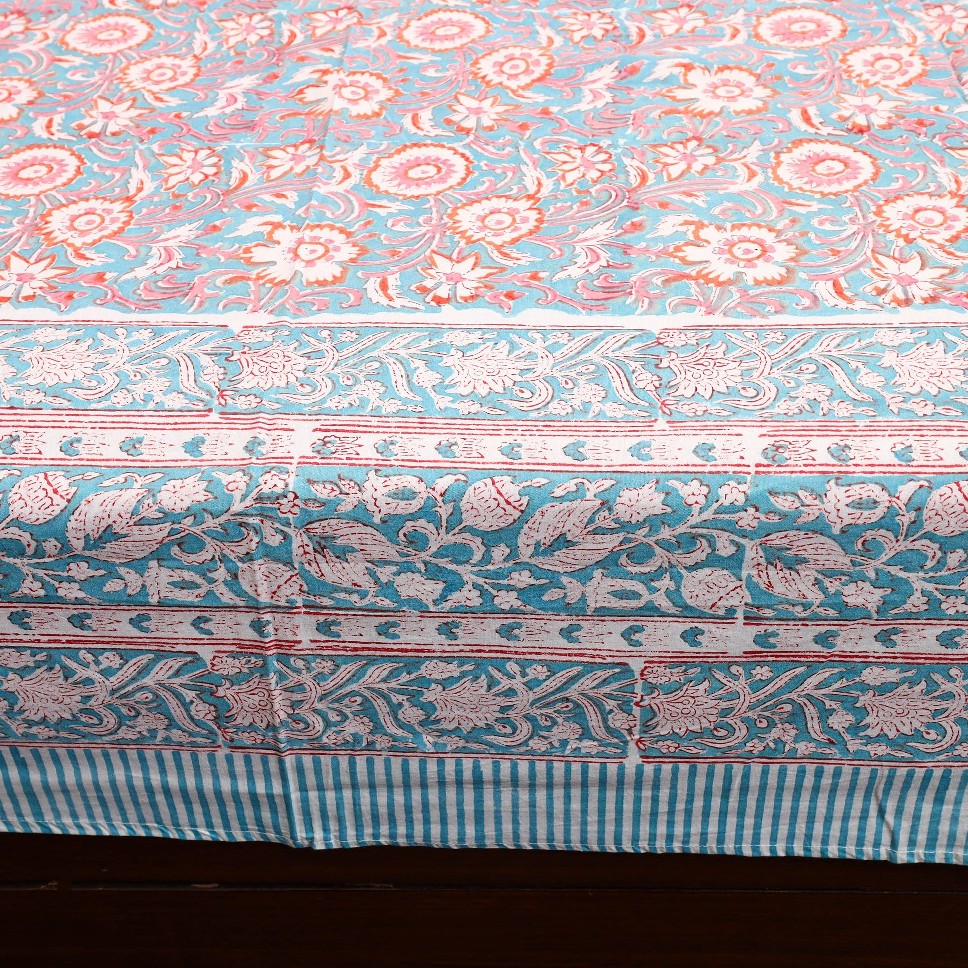 Block Print Cotton Double Sanganeri Bed Sheet 53