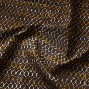 Brown - Akola Hand Block Printed Cotton Fabric