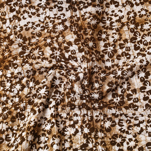 Brown - Hand Batik Printed Cotton Precut Fabric (1.8 Meter)