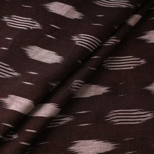 Brown - Pochampally Ikat Weave Cotton Fabric 15