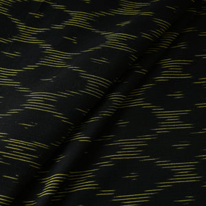 Black - Pochampally Ikat Weave Cotton Fabric 22
