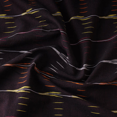 Brown - Pochampally Ikat Weave Cotton Fabric 28
