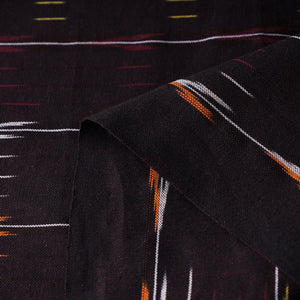 Brown - Pochampally Ikat Weave Cotton Fabric 28