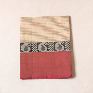 Beige - Kanchipuram Cotton Precut Fabric (1.2 Meter)