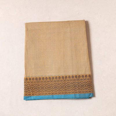 Beige - Kanchipuram Cotton Precut Fabric (1.5 Meter)