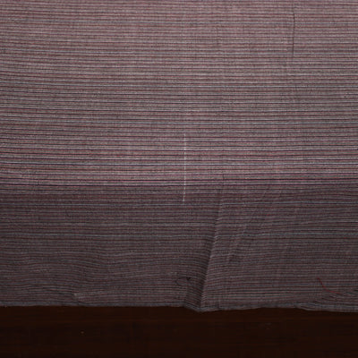 Brown - Plain Cotton Double Bed Cover with Block Print Patchwork (94 x 89 In)