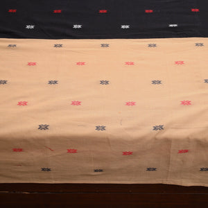 Beige - Jacquard Patchwork Cotton Double Bed Cover with Pillow Covers (108 x 83 in) 32