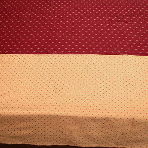 Beige - Jacquard Patchwork Cotton Double Bed Cover with Pillow Covers (108 x 83 in) 36