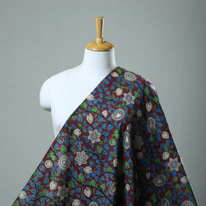Brown - Cotton Kalamkari Print Fabric 27