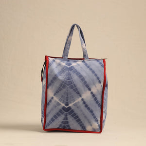 Blue - Eco-Friendly Handmade Cotton Handbag for Women 02