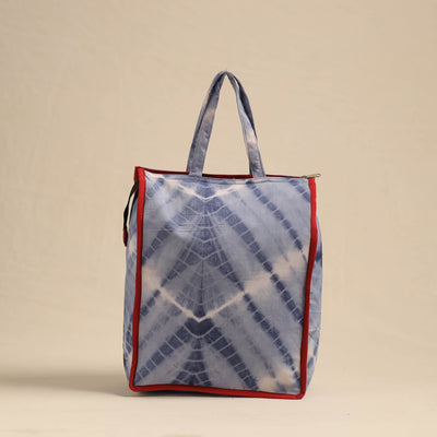 Blue - Eco-Friendly Handmade Cotton Handbag for Women 02
