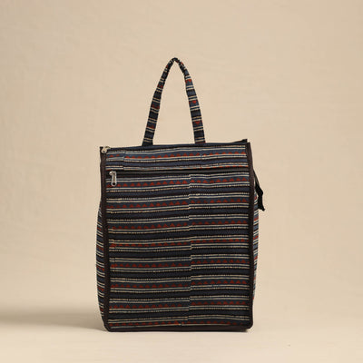 Blue - Eco-Friendly Handmade Cotton Handbag for Women 03