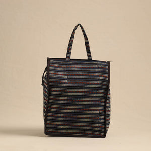 Blue - Eco-Friendly Handmade Cotton Handbag for Women 03