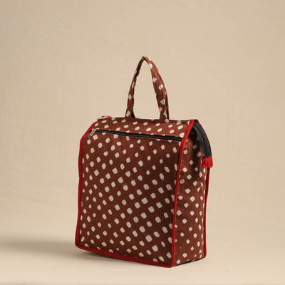 Brown - Eco-Friendly Handmade Cotton Handbag for Women 05