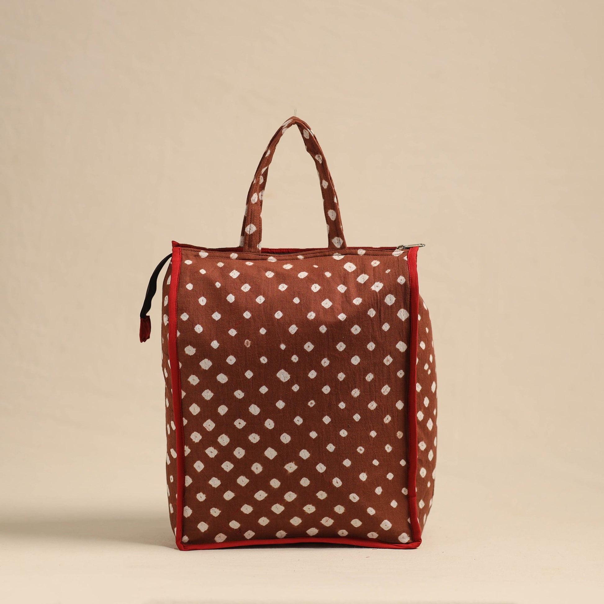 Brown - Eco-Friendly Handmade Cotton Handbag for Women 05