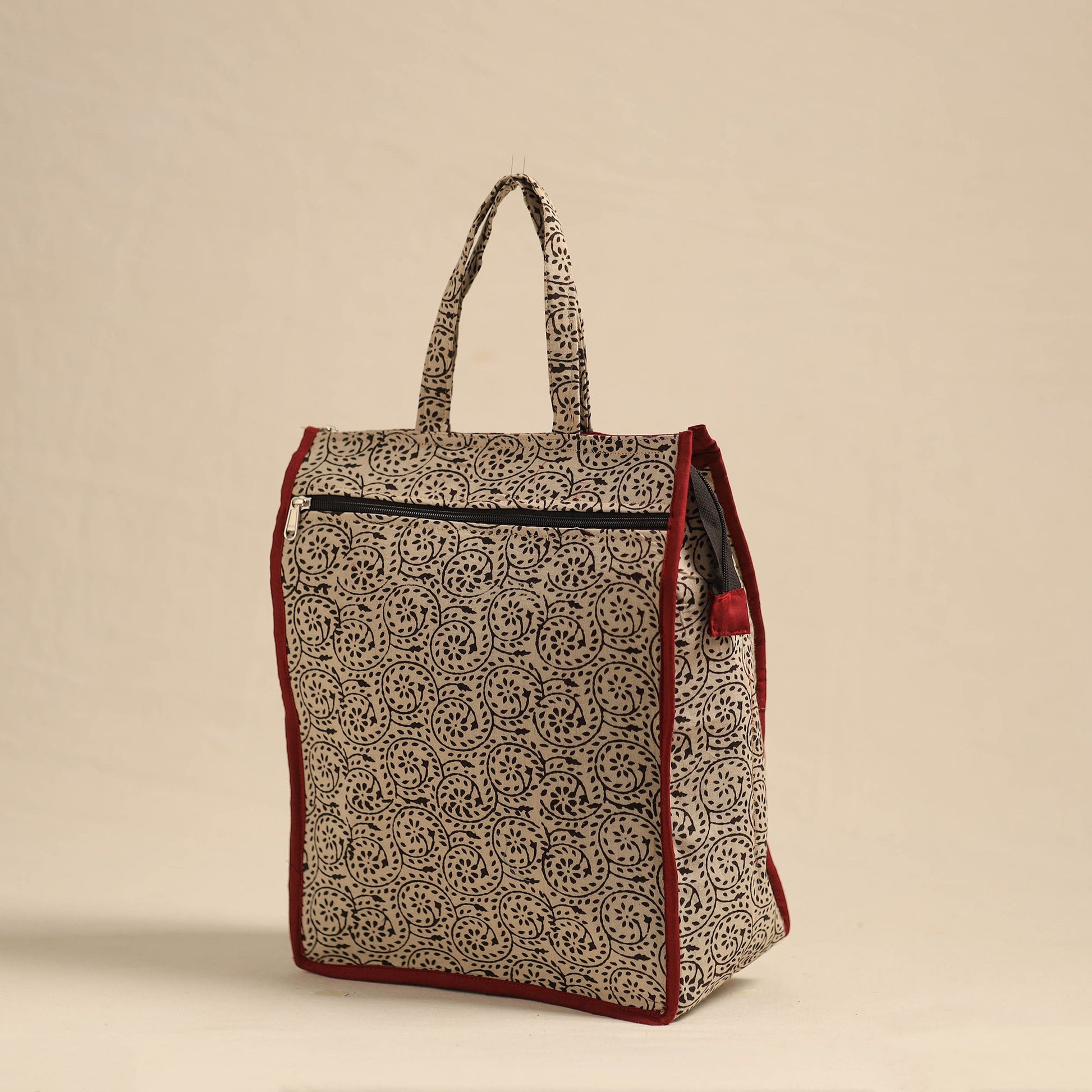 Beige - Eco-Friendly Handmade Cotton Handbag for Women 06