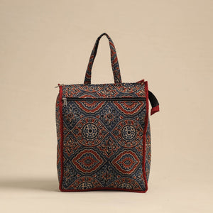Blue - Eco-Friendly Handmade Cotton Handbag for Women 17