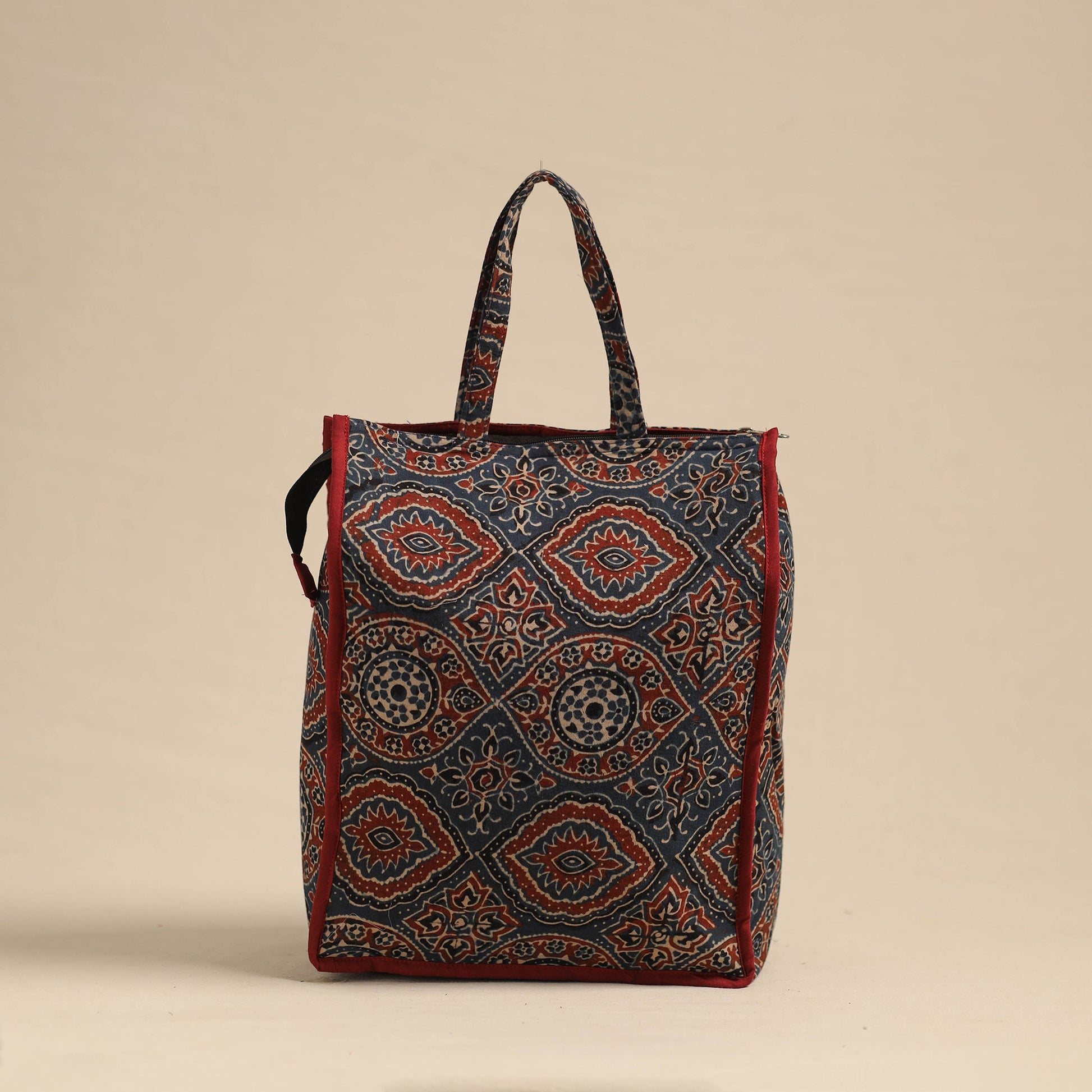 Blue - Eco-Friendly Handmade Cotton Handbag for Women 17