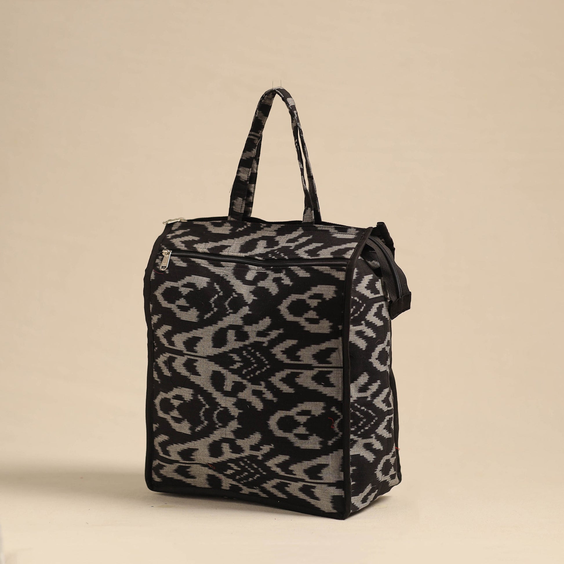 Black - Eco-Friendly Handmade Cotton Handbag for Women 23