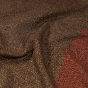 Brown - Kumaun Handwoven Merino Woollen Fabric