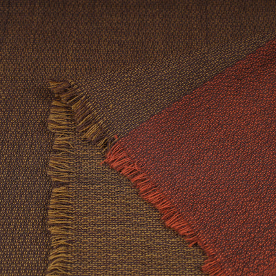 Brown - Kumaun Handwoven Merino Woollen Fabric