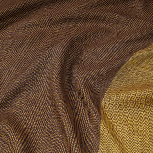 Brown - Kumaun Handwoven Merino Woollen Fabric