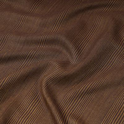 Brown - Kumaun Handwoven Merino Woollen Fabric