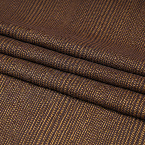 Brown - Kumaun Handwoven Merino Woollen Fabric