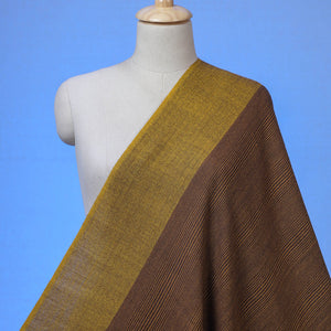 Brown - Kumaun Handwoven Merino Woollen Fabric