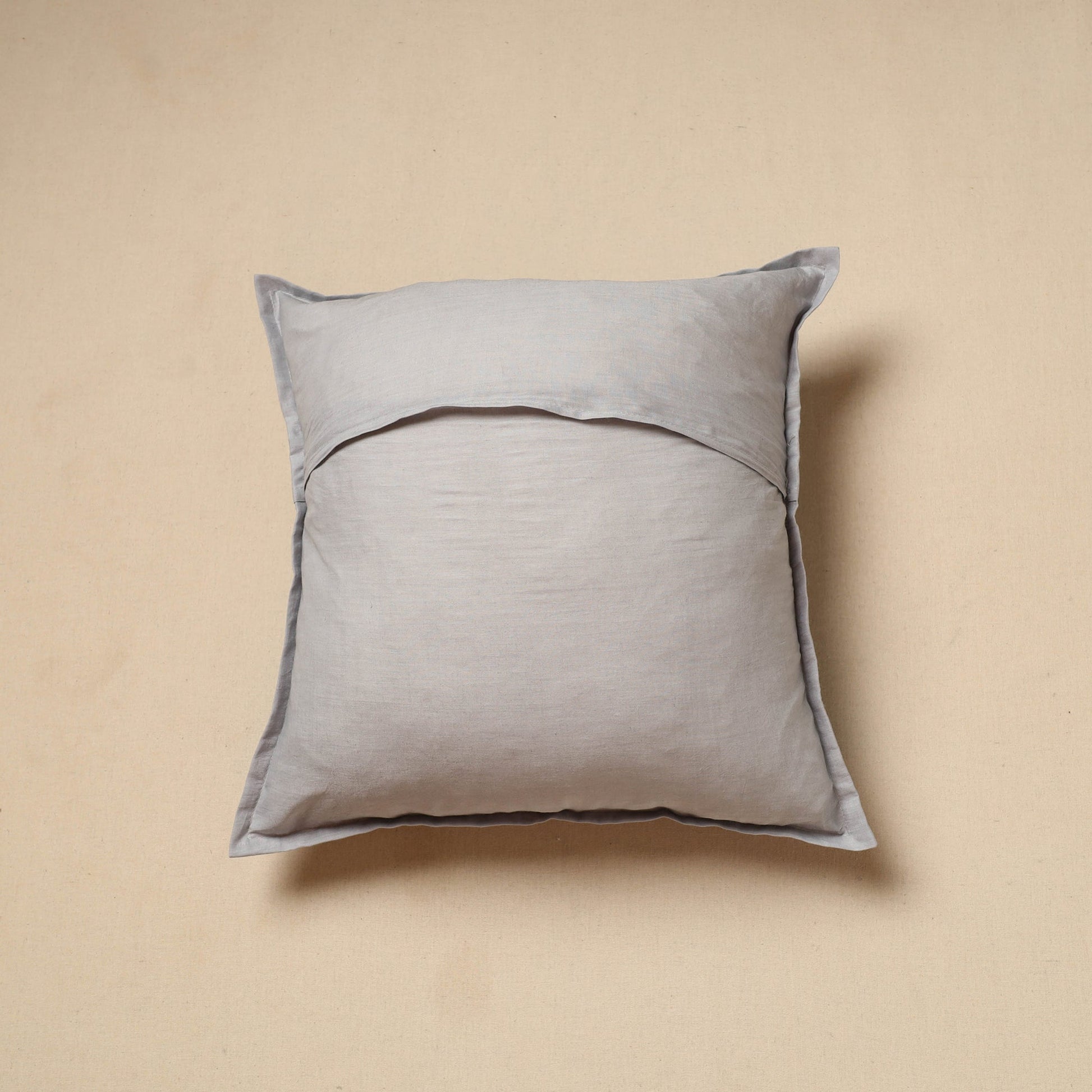 Cut Work Cotton Applique Cushion Cover (16 x 16 in) 03