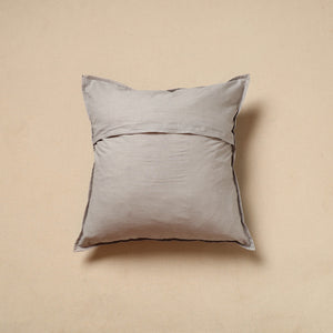 Cut Work Cotton Applique Cushion Cover (16 x 16 in) 12