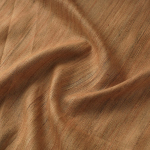 Brown - Authentic Handwoven Tussar Silk Bhagalpuri Fabric 16