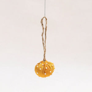 Ball - Upcycled Beadwork X-Mas Decor Hanging 12