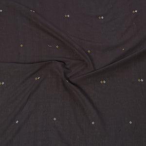 Brown - Organic Kala Cotton Pure Handloom Buti Blouse Piece