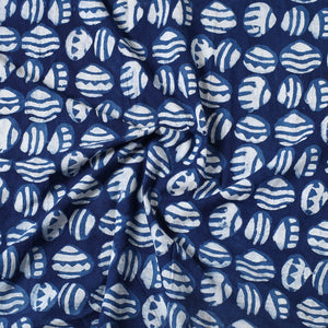 Bindaas Block Printed Cotton Precut Fabric (1.4 meter) 13
