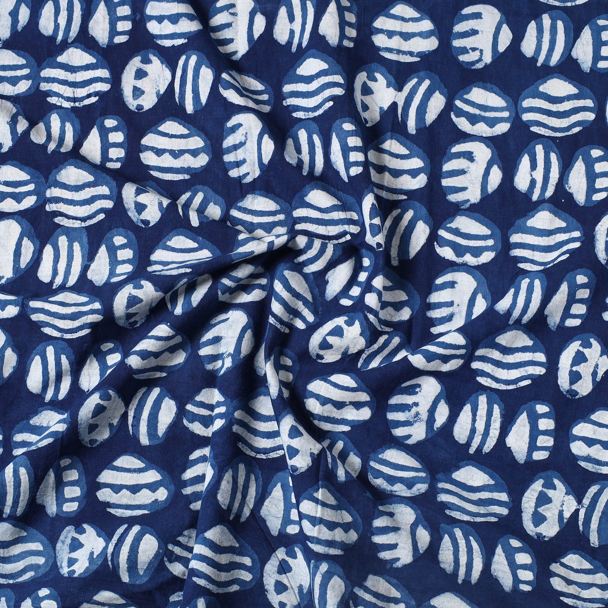 Bindaas Block Printed Cotton Precut Fabric (1.4 meter) 13