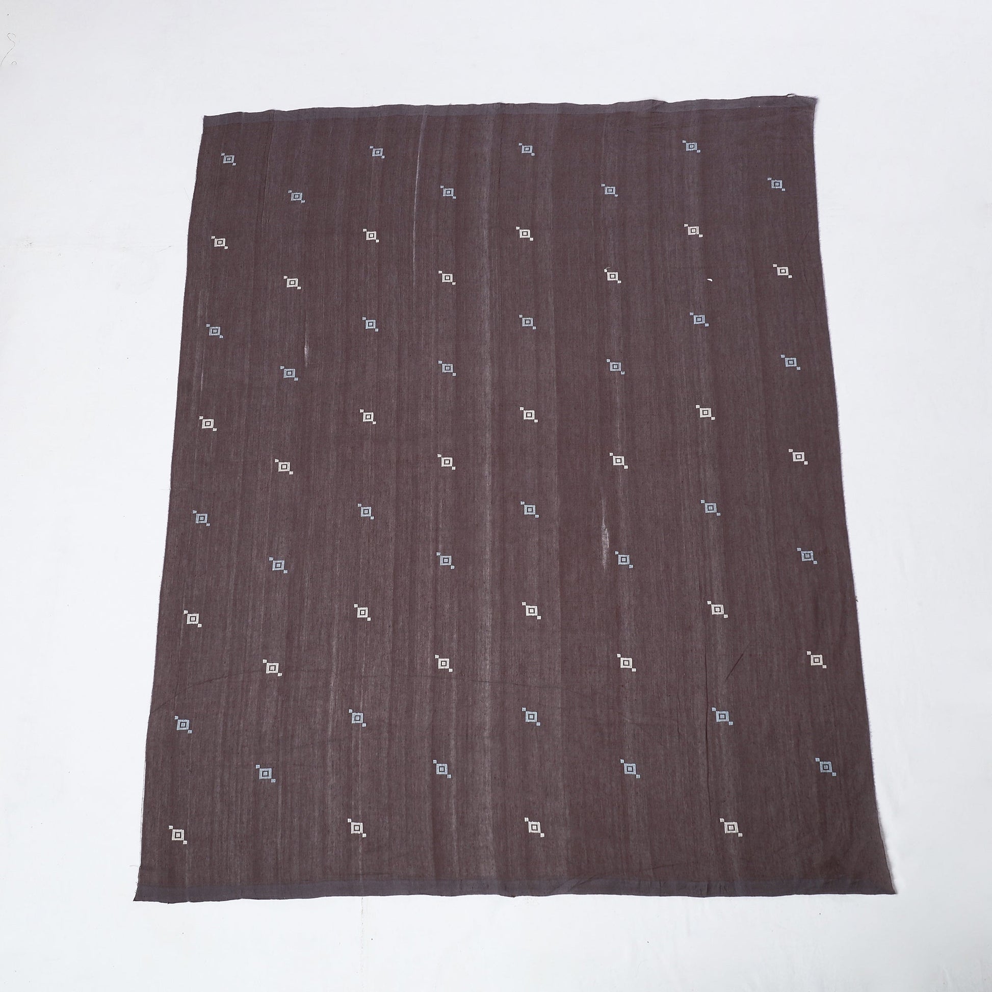 Brown - Jacquard Cotton Blouse Piece
