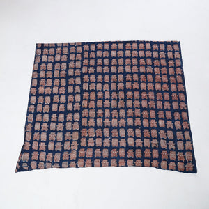 Blue - Bindaas Block Art Printed Cotton Blouse Piece