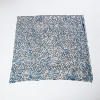 Blue - Bindaas Block Art Printed Cotton Blouse Piece