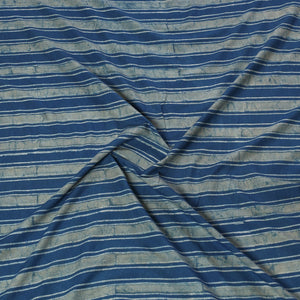 Blue - Akola Block Printed Cotton Blouse Piece