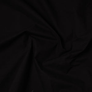 Black - Mangalagiri Handloom Cotton Nizam Zari Border Fabric 33