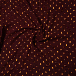 Brown - Kutch Bandhani Tie-Dye Cotton Precut Fabric 59