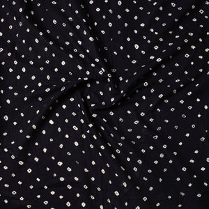 Black - Kutch Bandhani Tie-Dye Cotton Precut Fabric (1.15 meter) 63