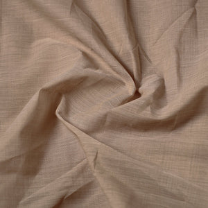Beige - Mangalagiri Handloom Cotton Zari Border Fabric 09