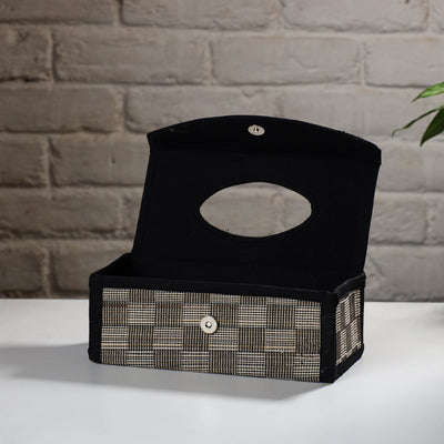 Black - Madur Grass Tissue Box (4 x 10 in) 01